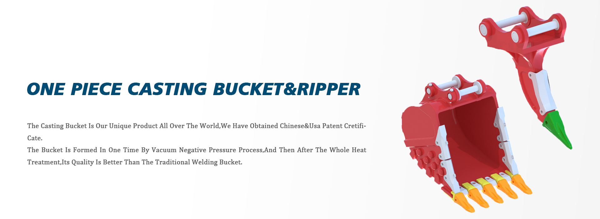 ONE PIECE CASTING BUCKET&RIPPER