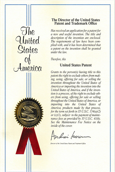 Patente de EE. UU